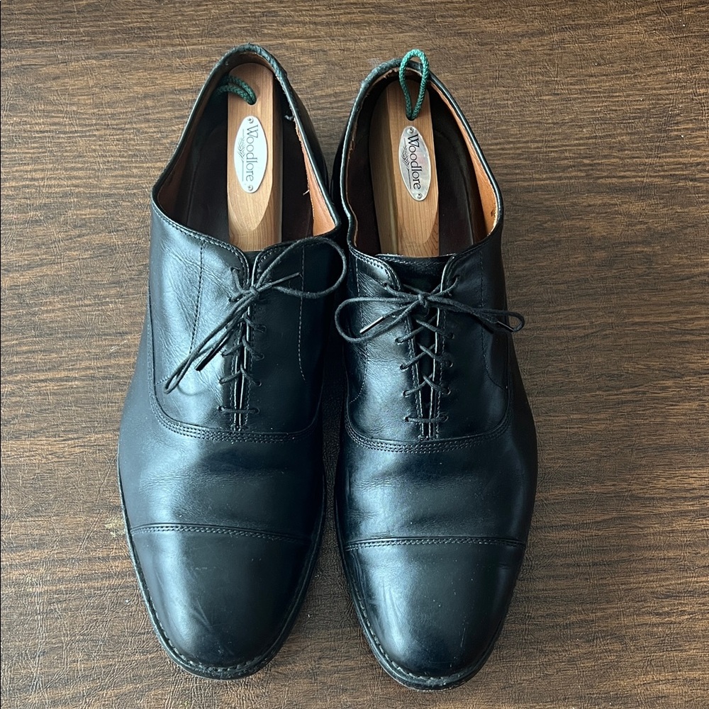 Allen Edmonds Park Avenue Black Leather Men's Shoes size 14 EEE